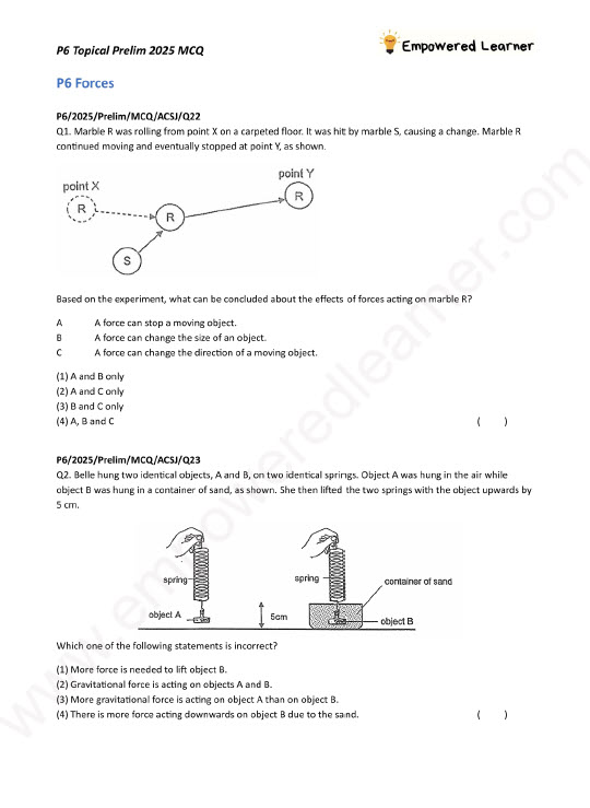 2025 P6 Science Topical Prelims MCQ webslidertopicalprelimp6sample