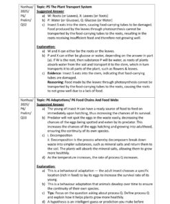 2025 p6 science prelim oeq answer key with explanations 2025 p6 science prelim oeq answer key with explanations